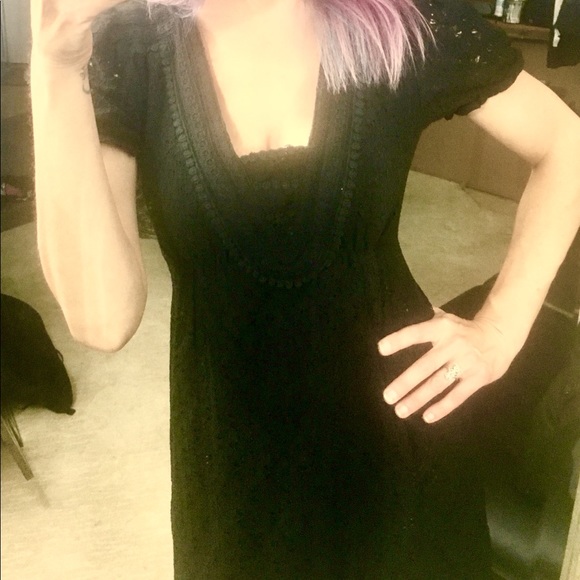 SALE‼️Laundry by Shelli Segal Crochet Sundress - Picture 5 of 8